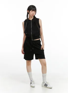 Banded Cargo Sweat Shorts CG408